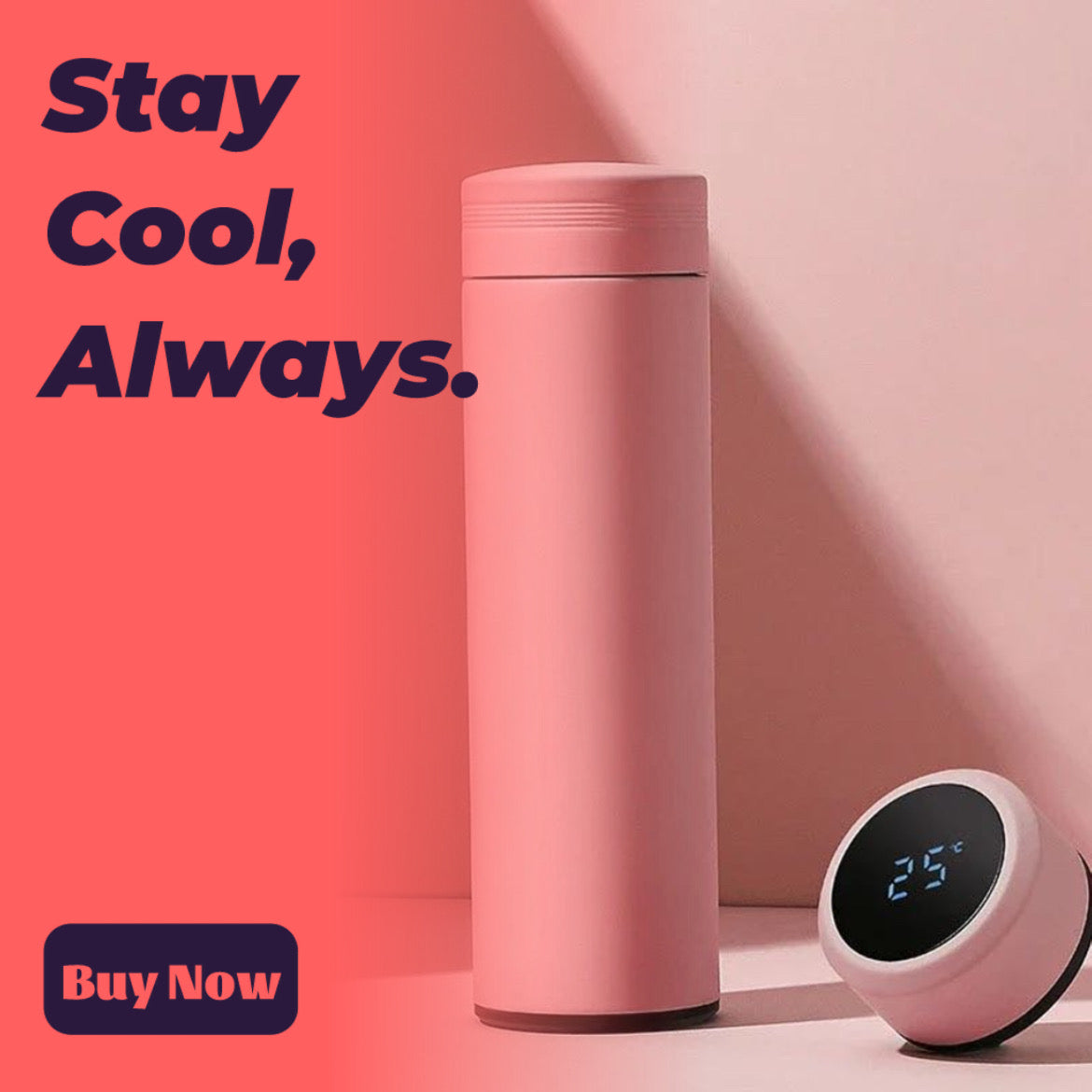 Smart temperature bottle thermos