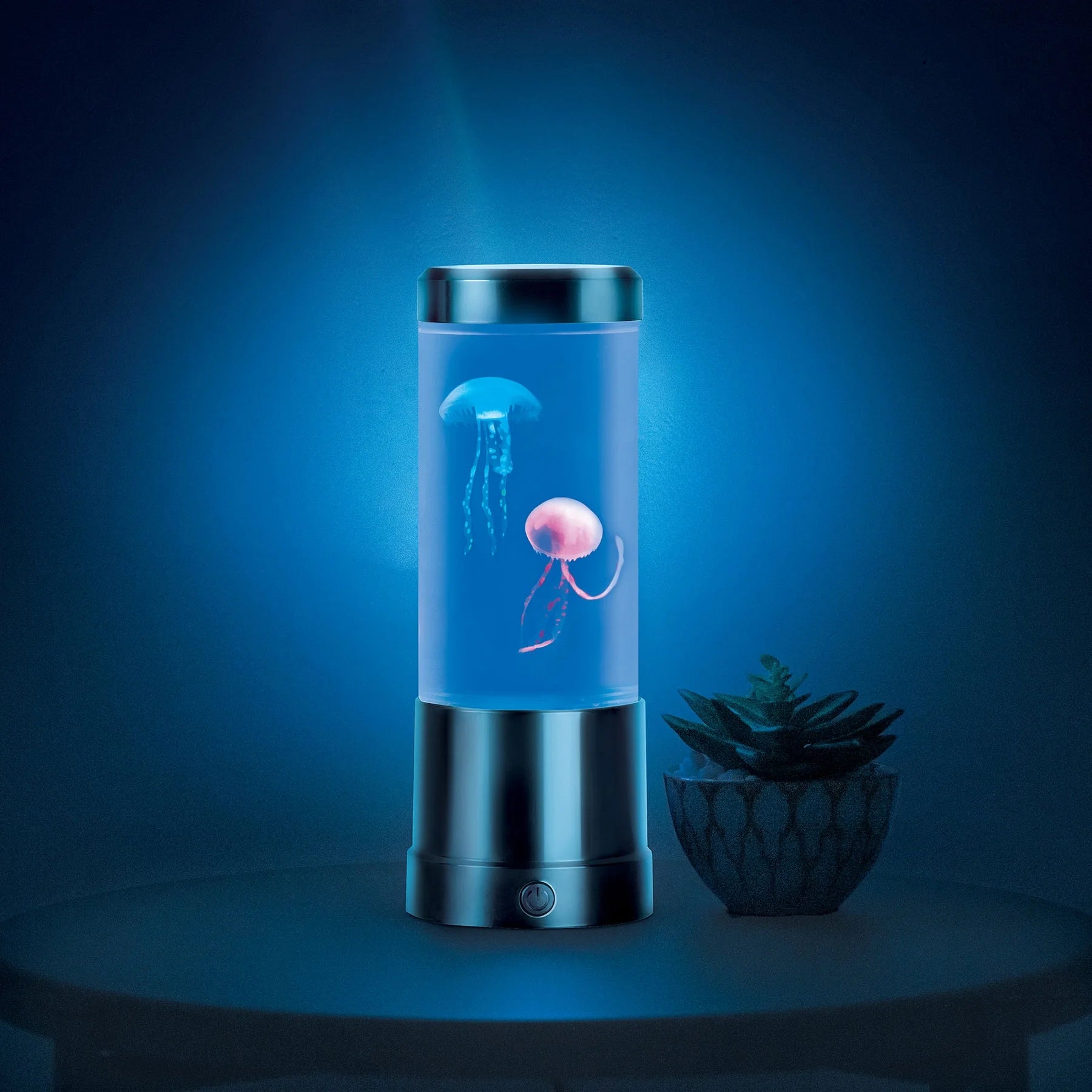 Jellyfish Lamp Motion & Multicolor Leds - Easy Mode Switching, USB Powered - 9"